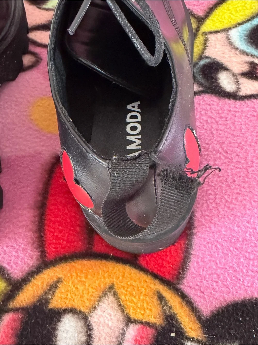 LAMODA CANDLELIGHT HEART OXFORD SHOES